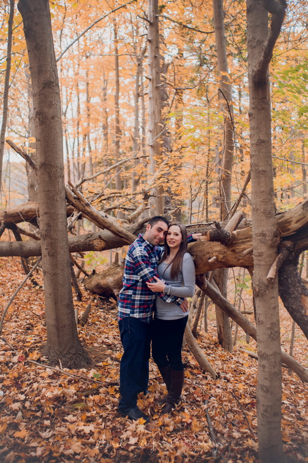 Pickering wedding photographer - Autumn engagement photography in Scarborough - Laurel Leaf ...